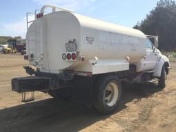 2009 Ford F650 2000 Gallon Water Truck,