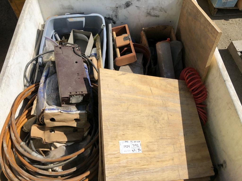 (4) Carts of Misc Items, Including Hoses,