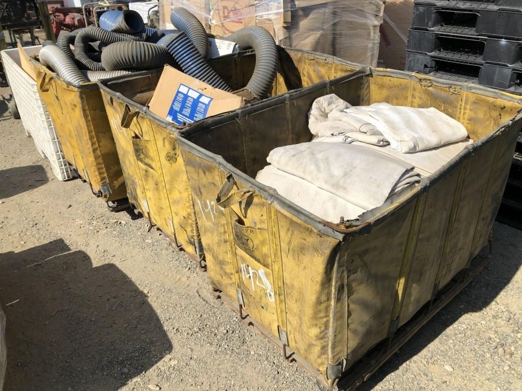 (4) Carts of Misc Items, Including Hoses,