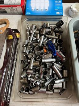 Assortment of Hammers, Wrenches, Sockets