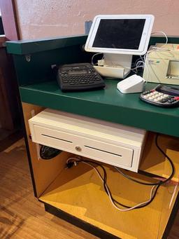 Cash Register Station Shelf, iPad and SquareStand