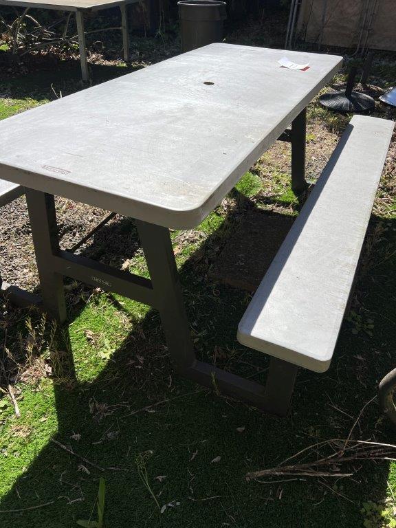 "Lifetime" Picnic Table and Bench