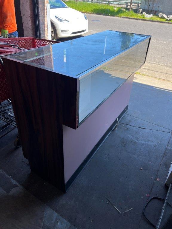 Glass Top and Front Merchandising Display Case
