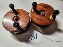 Pair of Vintage Peetz Trolling Reels