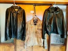 "distortion" Jacket, "route 66" Large Leather Jacket
