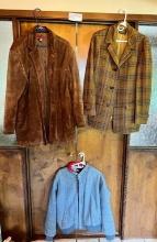 Merona Leather Jacket, Pendleton Plaid Wool Coat,