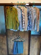 Collection Of Shirts And Pants