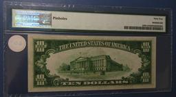 1934A $10.00 FRN CHICAGO FR 2006-G PMG CHOICE UNC 64 (PINHOLES)