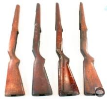 4 M1 Garand Rifle Stocks