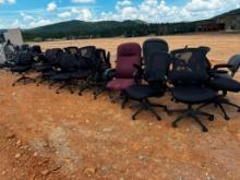 22 OFFICE CHAIRS
