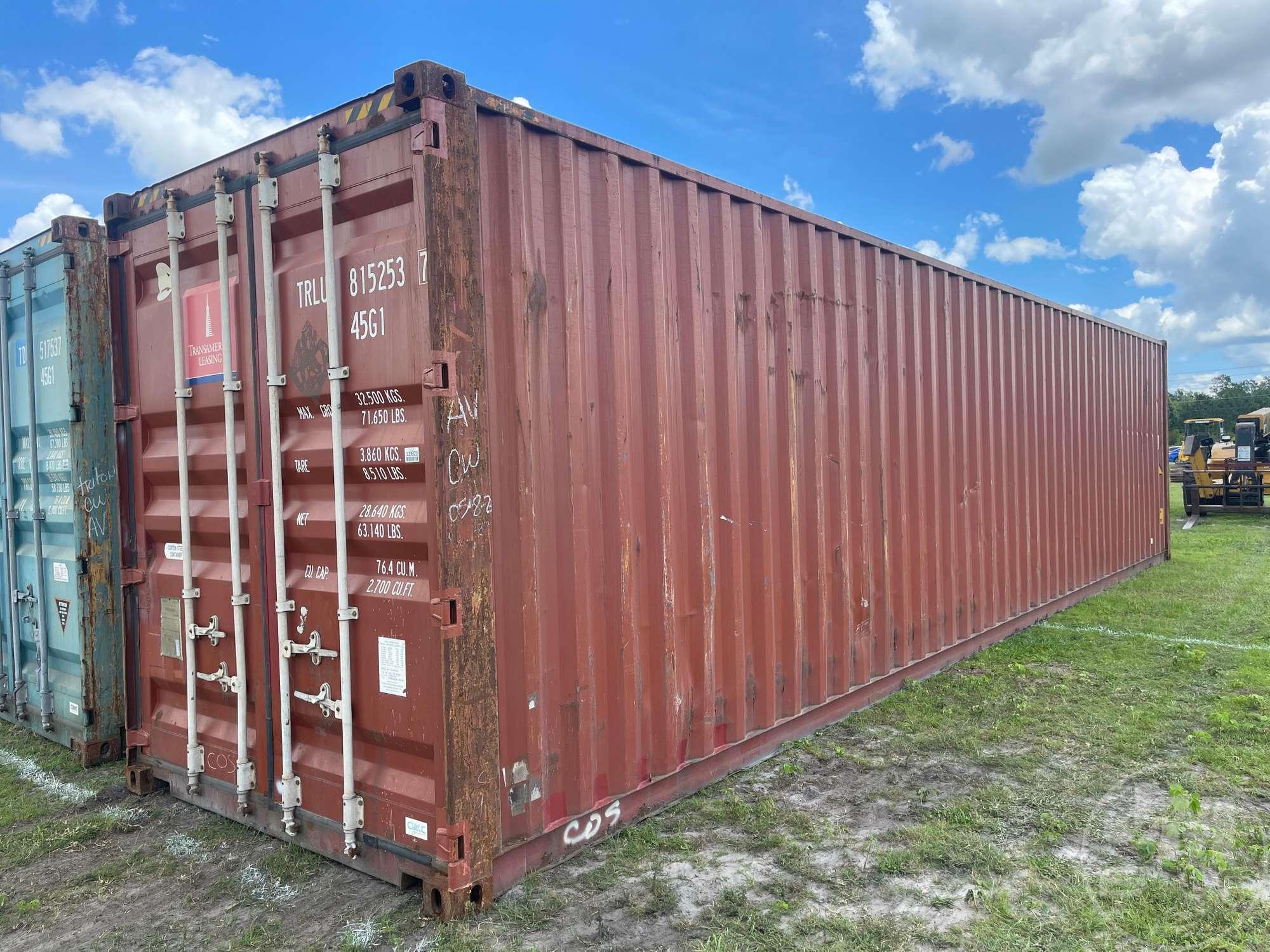 2004 CIMC  40' CONTAINER SN: TRLU8152537