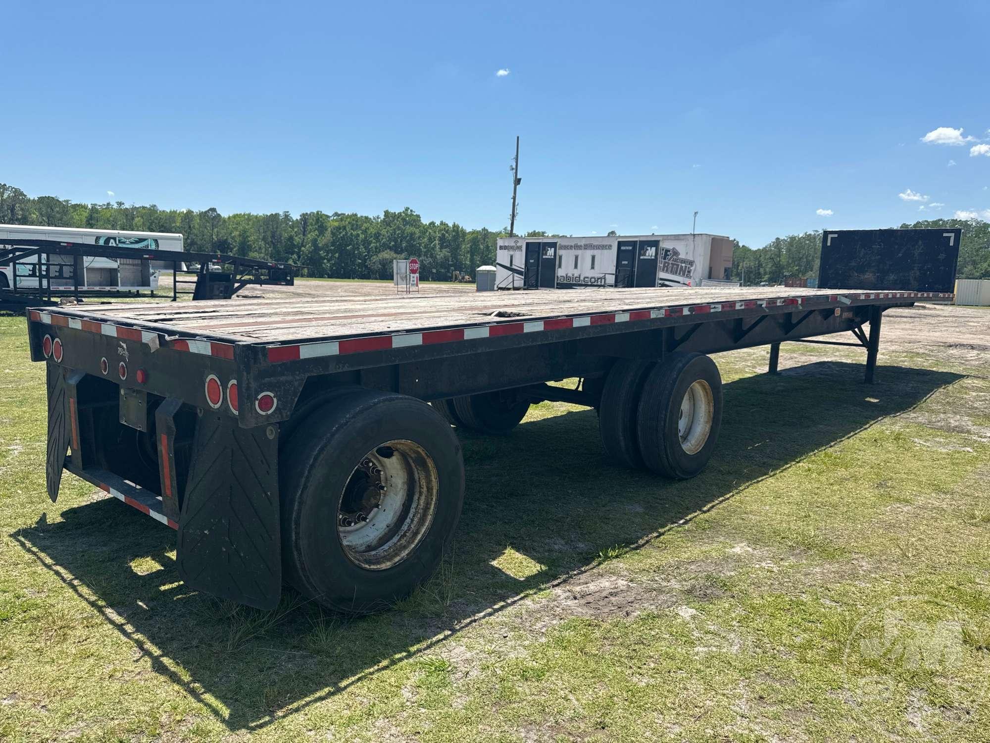 2007 FONTAINE TRAILER CO. FTW-5-8048WSAW 45'X102" STEEL FLATBED VIN: 13N14830271534765