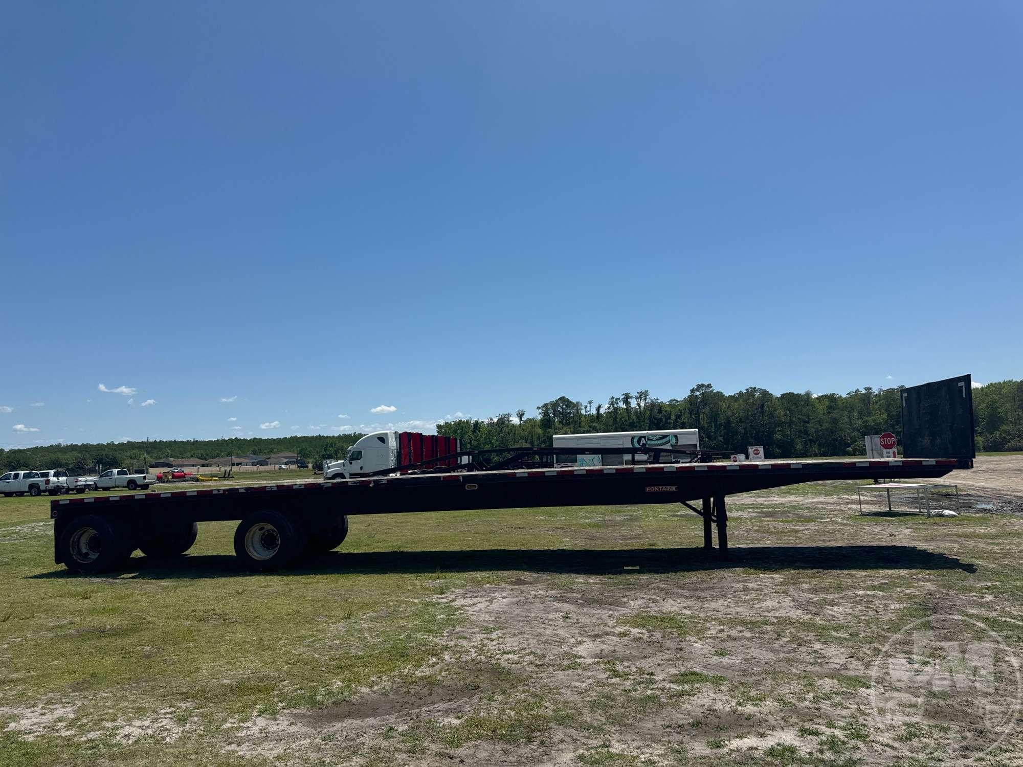 2007 FONTAINE TRAILER CO. FTW-5-8048WSAW 45'X102" STEEL FLATBED VIN: 13N14830271534765