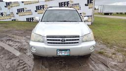 2003 TOYOTA HIGHLANDER LIMITED VIN: JTEHF21AX30123616