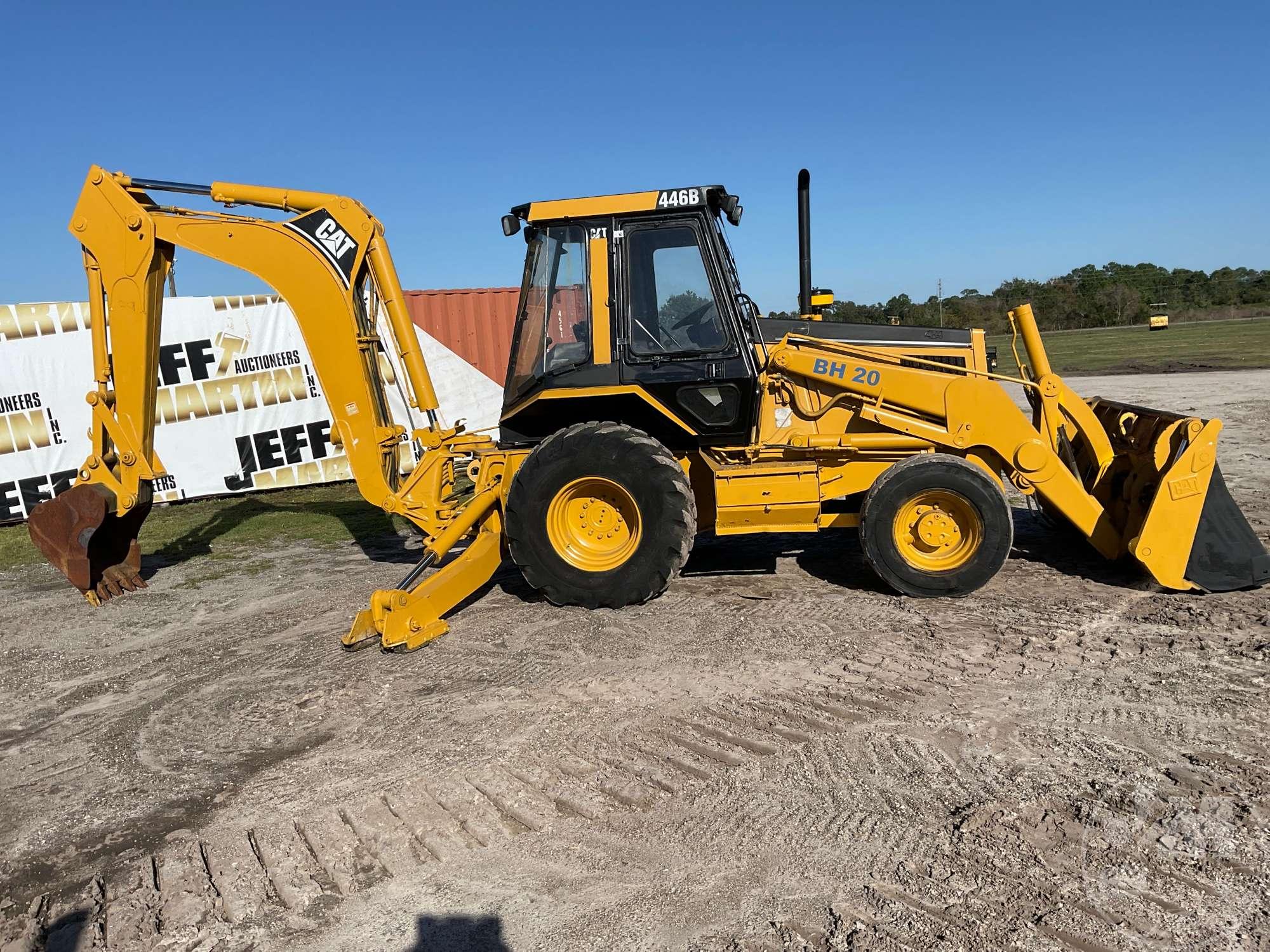 2000 CATERPILLAR 446B 4X4 LOADER BACKHOE SN: 5BL02190