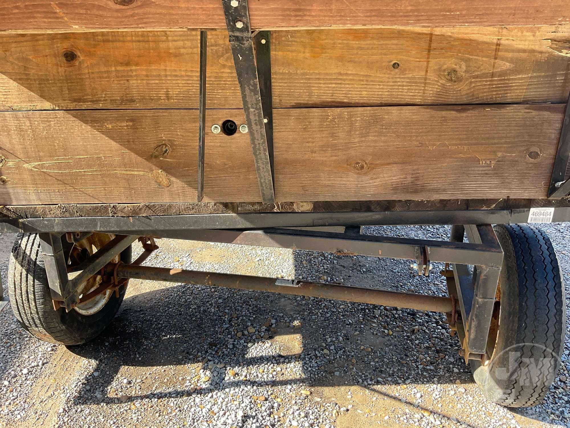 6’......6”...... X 10’...... HAY WAGON WITH SEATS, ELECTRIC BRAKES, CUSHIONS