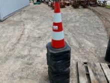 QTY OF (25) SAFETY CONES, 30" H