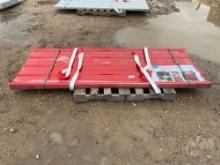 30PCS 35 IN. X 96 IN. RED POLYCARBONATE ROOF PANELS