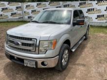 2013 FORD F-150 CREW CAB PICKUP VIN: 1FTFW1CT9DKG23440