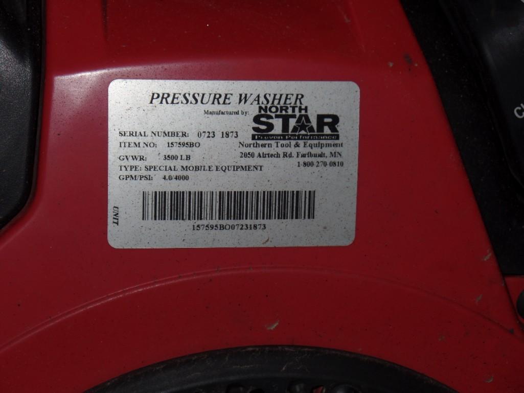 2023 NorthStar Trailer-Mounted Hot Water Commercial Pressure Washer