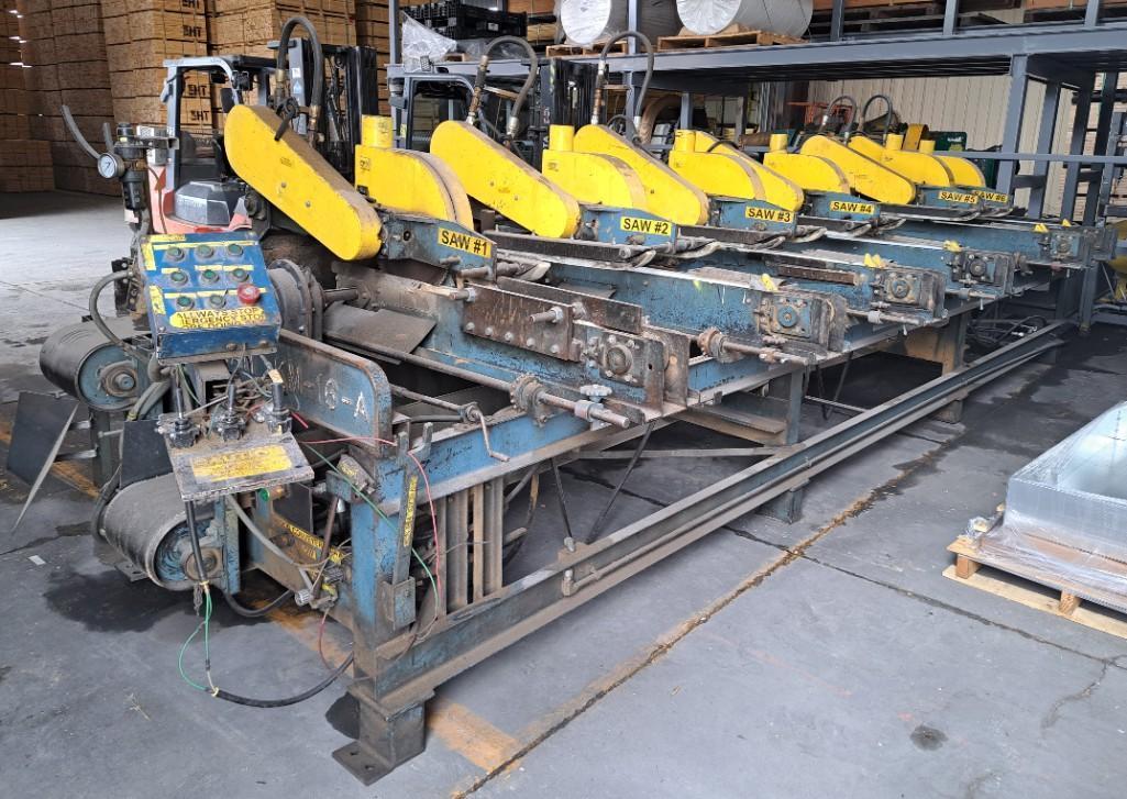 Newman KM-16-A 6 Head Trimsaw