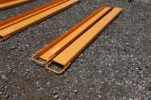 New! Wolverine Skid Steer Pallet Forks Extensions