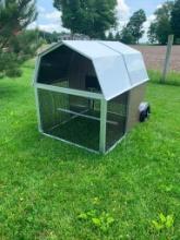 New 3 x 4 Aluminum Chicken Coops