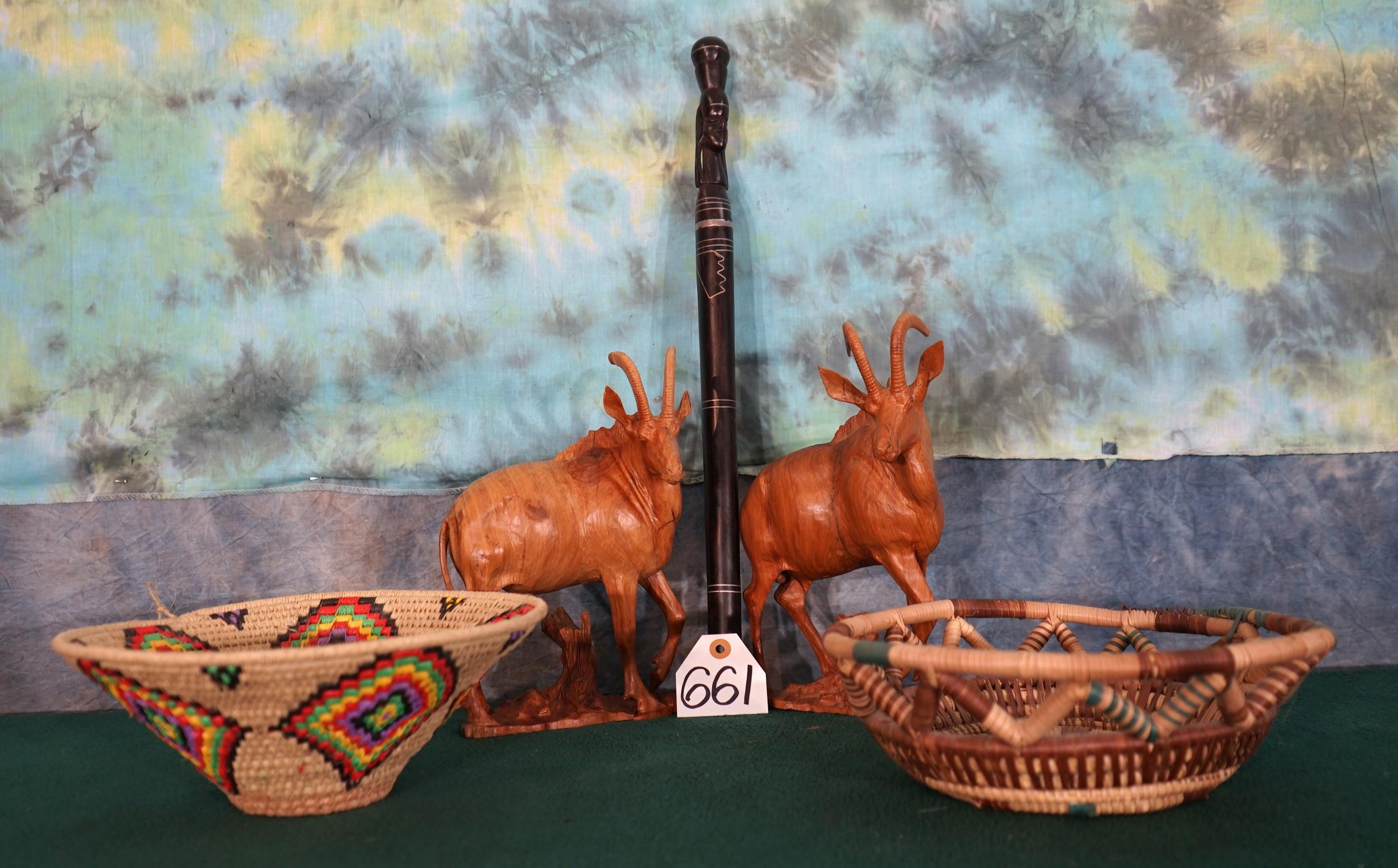 Five African Decor Items