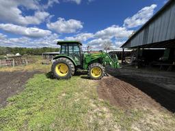 John Deere 5093E 4WD tractor & 553 loader