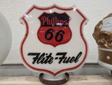 Original Phillips 66 Flite Fuel Gas Pump Globe