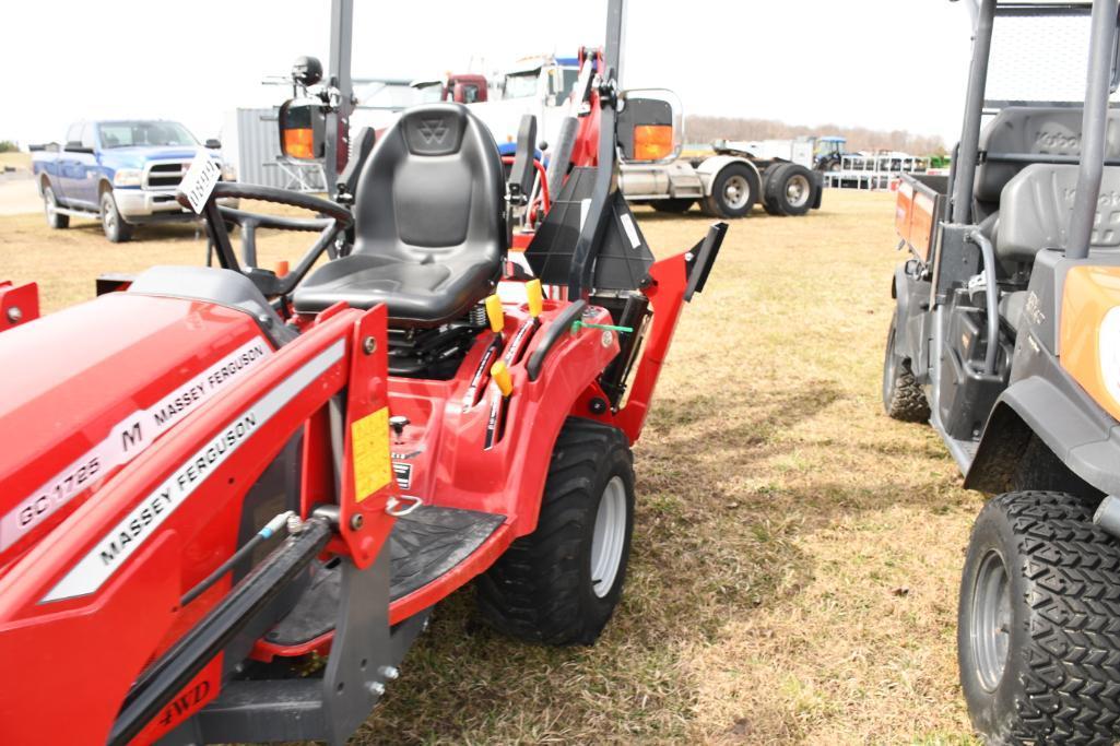 MASSEY FERGUSON GC1725M BACKHOE (AS-NEW)