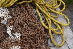 Pallet of Chains and Ropes