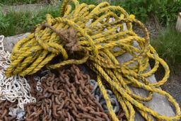 Pallet of Chains and Ropes