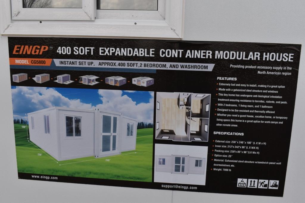 Eingp 400 SQFT Expangle Container Modular House