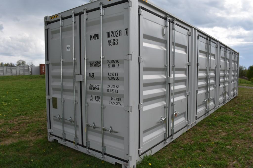 40' 5 Door Shipping Container