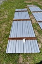 25 Pieces of 12' Galvalume Corrugated Metal Paneling