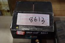 Box of Grip-Rite 1" Grip-Cap Nails