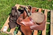 Two Horse Saddles