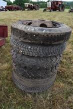 6 10 Lug Rims with Tires