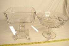 2 Antique Compote Dishes