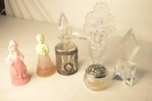 Group of Perfume and Cologne Bottles