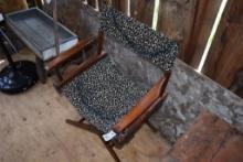 Telescope Folding Furniture Company Leopard Print Chair