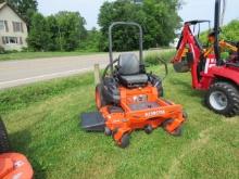 KUBOTA Z125S 54" ZERO TURN 172 HOURS NICE MOWER