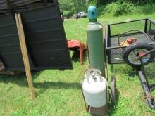 OXYGEN/PROPANE CART WITH TANKS