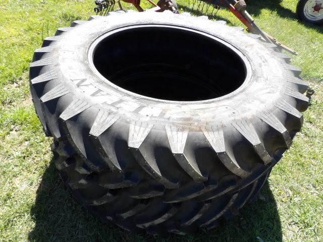 Pair Of New Titan 16.9-38 Tractor Tires