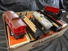 Lionel Lot Of 5 Train Cars, #2657, 3461X, 654, 6462, 3659