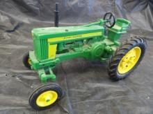 1/16 John Deere 520 Standi Plastic Toy Tractor w/ Weights & Wide Front