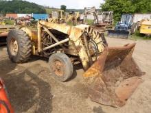 Ford 4000 Industrial Loader Tractor, Diesel, Runs & Drives, Flat Tire, Need