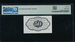 50 Cent First Issue Fractional PMG 66EPQ