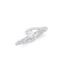 14KT White Gold 0.40ctw Diamond Ring